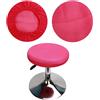 HuaLiSiJi Copri Sgabello Rotondo Fodera Sgabello Rotondo, Lavabile Facile da Pulire Traspirante e Resistente, per Sgabelli Rotondi di 30-40 cm di Diametro (Rosa Intenso)