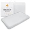Inphysio® Cuscino Piatto, Cuscino Ergonomico Cervicale, Cuscino Memory Foam, Piatto per Dolore al Collo, Copertura in Bambù, Antiacaro, Ipoallergenico, 50 x 30 x 5,5 cm