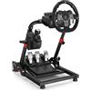 DIWANGUS Steering Wheel Stand for Logitech G29/G920/G923, Foldable Racing Wheel Stand with Adjustable Height/Angle, Gaming Wheel Stand Fit for Thrustmaster T300/T150/T248 PS5 PS4 XBOX（Stand Only
