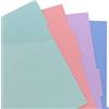 Filofax Pocket Classic Pastels - Quaderno con 4 schede assortite