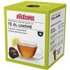 Ristora 10 CIALDE CAPSULE COMPATIBILI DOLCE GUSTO RISTORA PREPARATO SOLUBILE PER BEVANDA DI TE' A LIMONE ORIGINALI