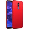 Bhuuno TXLING Cover per Huawei Mate 20 Lite, [Alta qualità] [Ultra Slim] Anti-Scratch Hard PC Case Custodia per Huawei Mate 20 Lite (Rosso)