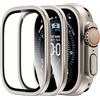 LK LϟK 2 Pezzi Pellicola Protettiva per Apple Watch Ultra 3/2/1 49mm | Senza Bolle Trasparente HD Schermo Protettivo con Facile Kit D'Installazione
