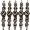 Mgoodoo Maniglia per porta in bronzo anticato, stile vintage, per mobili da cucina, armadi e credenze, Lega di zinco, 4#, 5pcs