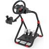 DIWANGUS Steering Wheel Stand, Foldable Racing Wheel Stand with Adjustable Height/Angle/Shifter, Racing Wheel Stand Compatible with Logitech G923/G920/G29, Thrustmaster T248/T300/T150/T80 PS5 PS4 XBOX