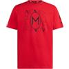 AC MILAN T-Shirt FtblCulture, ACM, Rosso, Adulto, Unisex, S