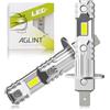 AGLINT Lampadine H1 LED Fari per Auto e Moto 12V 1:1 Mini Luces H1 Faro Alto/Basso Alogena Sostituzione per Alogena Lampade e Xenon Luci 6500K Bianco