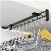 Aresvrgo Asta Appendiabiti per Armadio Allungabile, Bastone Regolabile 30-515 cm, Adatto a Armadi Domestici e Ufficio