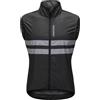 WOSAWE Uomo Ciclismo Abbigliamento Primavera Estate Riflettente Giacca Gilet Antivento Impermeabile Capispalla Sport All'aperto(BL205 Nero 3XL)