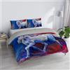 Italian Bed Linen Parure copripiumino stampa digitale Sogni d'Autore, SD13, Matrimoniale