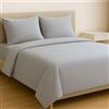 MAXIME MAISON - Completo Lenzuola Una Piazza e Mezza Francese in Cotone 100% Made in Italy, Set Lenzuola 1 Piazza e Mezza con Federe Tinta Unita, Biancheria da Letto Certificata Oeko Tex Standard 100