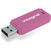 Integral Neon Pink Chiavetta USB 32 Giga - Flash Drive USB 3.0 SuperSpeed - Pennetta USB veloce