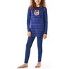 Schiesser Schlafanzug Lang mit Leggings Bio Baumwolle-Gr. 116 bis 152 Set di Pigiama, Dunkelblau 2, Bambina