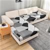uyeoco Copriseduta Divano Elasticità Fodera per Cuscino del Divano Indipendente,Fodera per Sedile Divano Fodera Coprisedile, Protezione del Cuscino Sedile del Divano ( Color : #25 , Size : 3 seats (150-190cm