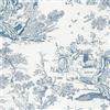 Yomshi Carta da parati autoadesiva blu e bianca, 41 × 300 cm, motivo: albero, animali, stacca e attacca, stile elegante, in vinile, impermeabile, rimovibile, armadi, cassetti, pareti, soggiorno