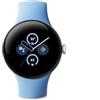 Google Pixel Watch 2 - Il meglio Fitbit - Misurazione della frequenza cardiaca, gestione dello stress, funzioni di sicurezza - Android - Cassa in alluminio in argento lucido - Cinturino