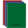 CONQUERANT Set di 3 quaderni classici, 17 x 22 cm, a quadretti, 100 pagine, colori assortiti
