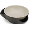 Joseph Joseph Ciotola a doppio piatto per olive, noci e snack, grigio