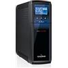 Tecnoware Power Systems UPS Exa Plus 1000 VA, con AVR, Display LCD e 2 Porte USB, Uscita Sinusoidale, 8 Prese (4 Protette da Blackout e 4 Filtrate), Nero