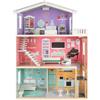 Kruzzel Gigante Casa Casetta delle Bambole in Legno 114cm Ascensore Mobili adatta Barbie