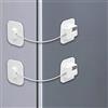 NewBinn 2 Pezzi Blocco Frigorifero Senza Chiave, NewBinn Lucchetto Chiusure di Sicurezza Bambini per Frigoriferi Finestre Armadio, Cassetti Lucchetto a Combinazione 3 Cifre con Adesivo, Bianco
