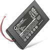 subtel, Batteria per telecomandi compatibile con Logitech Elite, Harmony 950, 915-000257 (1300mAh, 3.7V)