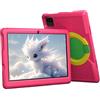Yicty Tablet Bambini 10,1 Pollici Android 13 con Touch Screen 1280x800 IPS Quad-Core 64 GB ROM Tablet Educativo e Divertente Controllo Genitori con Custodia Antiurto (Rosa)
