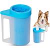 GmeDhc Pulitore della Zampa del Cane Portatile, Spazzola per Animali con Asciugamano, Pulisci Zampe per Artigli Sporchi Toelettatura (14.8 x 14 cm)