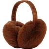 XIAOHAWANG Donne Inverno Unisex Ear Muffs Finta Pelliccia Caldo Paraorecchie Lady Ragazze Plush Ear Scaldare Orecchie All'aperto Copre (Nero)
