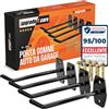 Upgrade4cars Supporto Pneumatici Parete 4 Cerchi Fino a 22 Pollici | Accessorio pratico per il veicolo | Facile da usare e da riporre | Adatto a tutte le stagioni | Estate & Inverno