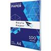 RAYLU PAPER - Fogli A4 80 g, 100 fogli di carta premium multiuso per stampanti laser, inkjet e fotocopiatrici, per ufficio e casa