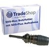 Trade-Shop Adattatore per mandrino SDS-Max con attacco SDS-Plus convertitore compatibile con Makita HR4000C HR4011C HR5211C HR3541FC HR4511C HR5001C