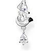 Thomas Sabo H2257-041-7 - Orecchini singoli da donna, in argento Sterling 925, con zirconi, dimensioni: 18 x 7 mm, 18x7 mm, Argento sterling, Zirconia cubica 1