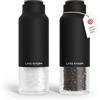 LARS NYSØM Set di Macina Sale e Pepe Set - Macinasale e Macinapepe Manuale | Set di Macinini per Sale e Pepe in Acciaio Inox con Macina Regolabile - Macinino per Pepe e Sale Manuale - Bottiglia Design