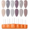 TONITU G · Tonitu G Smalti Semipermanenti Per Unghie Set 6 Colori di Smalto in Gel Kit, Design per Nail Art Popolare Removibile Soak off UV LED, per Manicure Fai-da-Te a Casa e in Salone, Regali per Donne