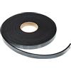 esnado EPDM - Schiuma nera da 10 m in rotolo, adesivo su un lato (20 mm x 5 mm)