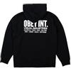 Obey Int. Visual Industries Felpa con cappuccio, nero, XL, Nero , XL