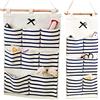 Hosh 2 Pezzi Portaoggetti da Appendere, Borsa per Utensili, Armadietto Ingresso, Usato in Camera da Letto, Soggiorno, Ufficio, Cucina, Bagno (Blu)