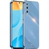 EASSGU [Telaio Elettrolitico Custodia per Samsung Galaxy A70 (6.7 Inches) Cover Protettiva in Morbido Silicone TPU - Blu navy