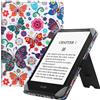 HGWALP Custodia universale per 6-6.8 pollici eReaders, Folio Stand Cover con cinturino compatibile con Kindle Paperwhite/Kobo/Tolino/Pocketook/Sony 6 6.8 E-Book Reader-BF