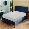 Degrees Home Teide - Coprimaterasso Matrimoniale con Cerniera Antiacaro Ipoallergenico Lavabile 180x200 cm Grigio