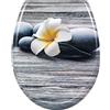 WOLTU Sedile WC Copriwater Universale con Chiusura Ammortizzata Tavoletta WC Soft Close con Cerniere Regolabili Toilet Seat Colore a Forma di O