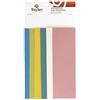 Rayher 3102400 - Set di 6 Piastre di Cera Decorativa, Colori Assortiti, 20 x 6,5 cm, Cera per Decorare Candele, Cera per Candele