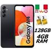 SAMSUNG NEW GALAXY A14 4G DUAL SIM SM-A145R DS 128GB RAM 4GB NERO ITALIA BRAND