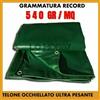 effe TELO OCCHIELLATO IMPERMEABILE PESANTE TELONE IN PVC CON OCCHIELLI TELONI 3X4 6X8