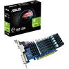 ASUS NVIDIA GeForce GT 710 Scheda grafica PCIe 2.0, Memoria DDR3 2 GB, Raffreddamento Passivo, Auto-Extreme, GPU Tweak III, Grigio