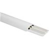 Elettrocanali Spa Canale a Pavimento 50x12mm Bianco Lungh.2 metri -prezzo al metro- Elettrocanali ECCAP5012B