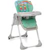 Foppapedretti Seggiolone Meeting, bambini da 6 mesi a 3 anni (fino a 15 Kg), Seduta/Poggiapiedi/Schienale Regolabili, Cesto Porta Oggetti, Stabile e Confortevole, con Imbottitura Lavabile, Spring