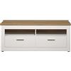 trendteam smart living Shade - Tavola per TV Andersen Pine bianco/rovere Artisan, 148 x 59 x 45 cm