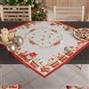 PETTI Artigiani Italiani - Centrotavola Natalizio, Centrotavola da Tavolo Cucina Natalizio, Runner Centrotavola 90x90 cm, Centrotavola Gnomo, 100% Made in Italy